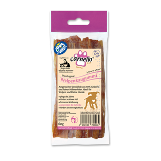 Carnello Snack Hundesnack Welpenkaugummi 60g