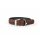 Das Lederband Hundehalsband Vancouver Mocca/Black