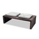 Wolters Hunden&auml;pfe Meshidai True Walnuss Braun Einzelnapf 0,4l