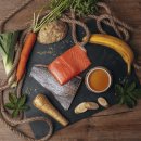 Liebesgut Hundenassfutter Bio Lachs mit Banane und Pastinaken