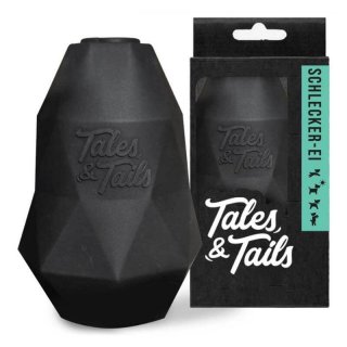 Tales & Tails Schlecker-Ei - Hundespielzeug zum Kauen, Jagen und Apportieren