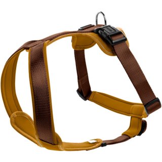 Hunter Geschirr Neopren Braun/Karamell 38-48 cm/XS-S