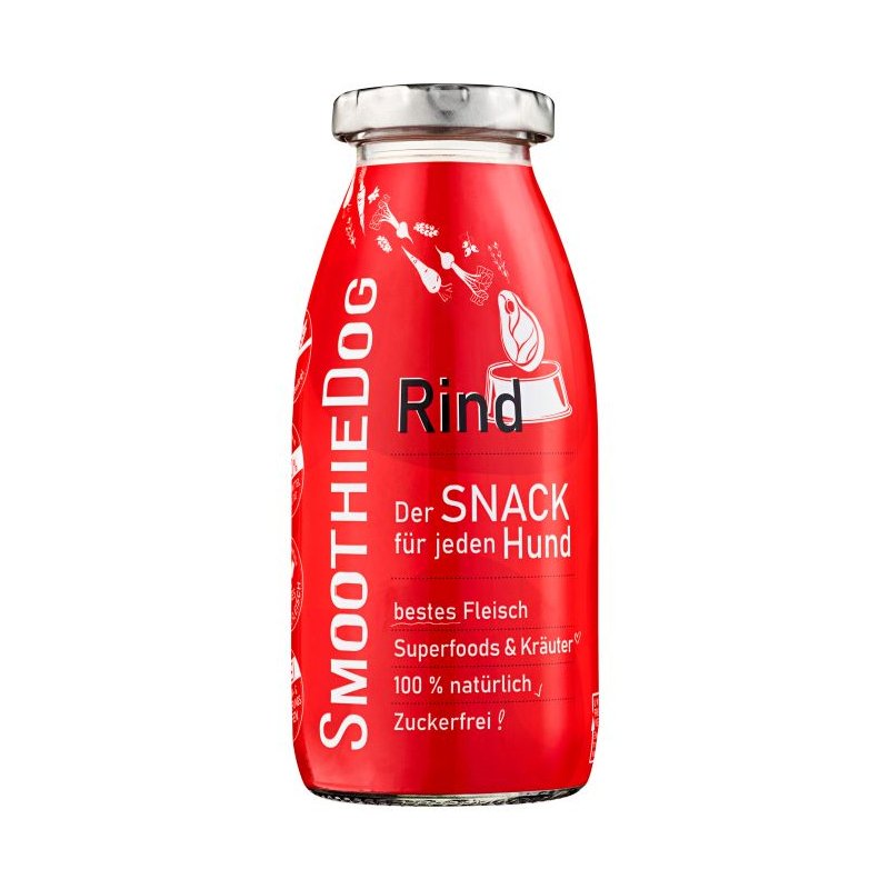 SmoothieDog Hundesmoothie Rind 250ml