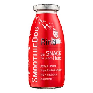 SmoothieDog Hundesmoothie Rind 250ml