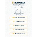 Ruffwear Hundegeschirr Front Range Harness Blaugr&uuml;n M