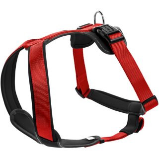 Hunter Geschirr Neopren Rot/Schwarz 60-76 cm/M-L