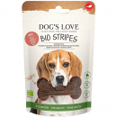 Dog`s Love Hundeleckerlis Bio Stripes Soft Rind 150g