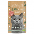 Cat&acute;s Love Nassfutter Adult BIO Rind 100g