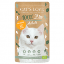 Cat&acute;s Love Nassfutter Adult BIO Huhn 100g