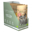 Cat&acute;s Love Nassfutter Adult BIO Multipack 2x3 Adultsorten 100g