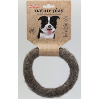 Corwex Hundespielzeug C-play, Ring 15cm, grau-80