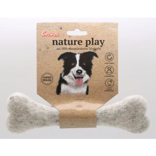 Corwex Hundespielzeug C-play, Knochen 21cm, grau 80