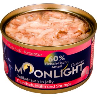 Moonlight Katzennassfutter Nr. 6  Thunfisch - Huhn -...