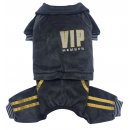 DoggyDolly Hunde Jogging Overall VIP Anthrazit