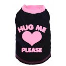 DoggyDolly Hunde T-Shirt HUG ME Schwarz