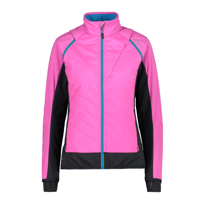Pink Walkjacke Damen Cmp Fellby Cmp Jacke Mit Abnehmbaren Ã