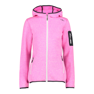 CMP Damen-Fleecejacke Knit-Tech in melierter Optik