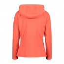 CMP Damen Sweatjacke mit Kapuze Koralle