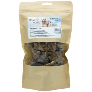 Wild & Fein Hundesnack Hirschlunge getrocknet 100g