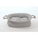 Silvio Design Kuschelbett Holly Hellgrau