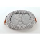 Silvio Design Kuschelbett Holly Hellgrau