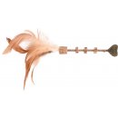 Flamingo Topsy Stick Holz + Herz Matatabi Natur 25cm
