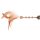 Flamingo Topsy Stick Holz + Herz Matatabi Natur 25cm