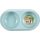 Flamingo Hundenapf Duplex Muk Hellblau 2x200ml