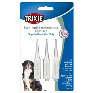 Trixie Floh- und Zeckenschutz Spot-On für Hunde über 30 kg 3 × 5 ml