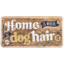 Nostalgic-Art H&auml;ngeschild Home is where the dog hair is