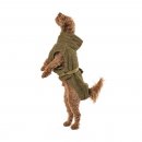 Lill`s Hundebademantel aus Bio-Baumwolle Oliv 4XS
