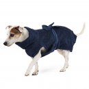 Lill`s Hundebademantel aus Bio-Baumwolle Dunkelblau 3XL