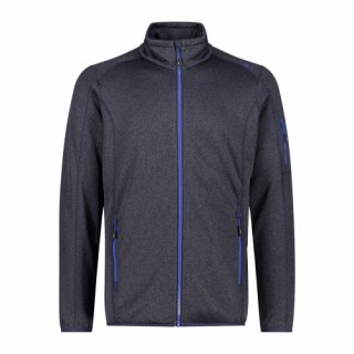 CMP Herren Jacke aus Melangefleece DunkelDunkelblau
