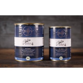 Paul & Paulina mÿ Signature Bio-Ente Nassfutter für Hunde