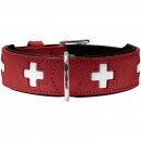 Hunter Halsband Swiss Rot/Schwarz