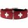 Hunter Halsband Swiss Rot/Schwarz