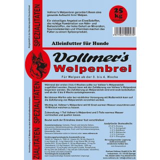 Vollmers Welpenbrei