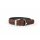 Das Lederband Hundehalsband Vancouver Mocca/Black B 35 mm / L 55 cm