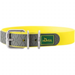Hunter Halsband Convenience Neongelb M-L (55 cm)