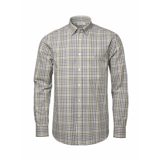Chevalier Herrenhemd Belmont Regular Fit Grünbraun checked