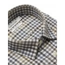 Chevalier Herrenhemd Belmont Regular Fit Gr&uuml;nbraun checked