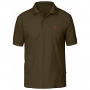 Fjällräven Herren Poloshirt Crowley Dunkeloliv