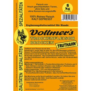 Vollmers Trockenfleischbrocken Truthahn 1,5kg