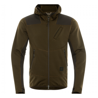 Härkila Herren Fleecehoodie Deer Stalker Dunkeloliv