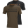 Härkila Logo T-Shirt 2er Pack Willow Grün Braun