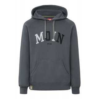 Dunkelgrauer Hoodie Herren Derbe Herren Hoodie Moin Phantom