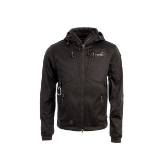 Arrak Herren Softshelljacke Akka Schwarz M