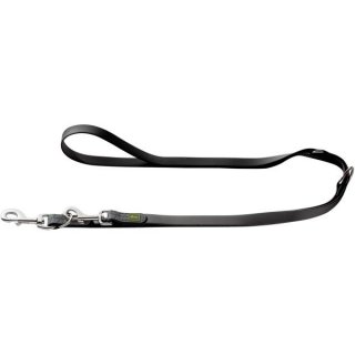 Hunter Verstellbare Führleine Convenience Schwarz L max. 200 cm, B 1,5 cm