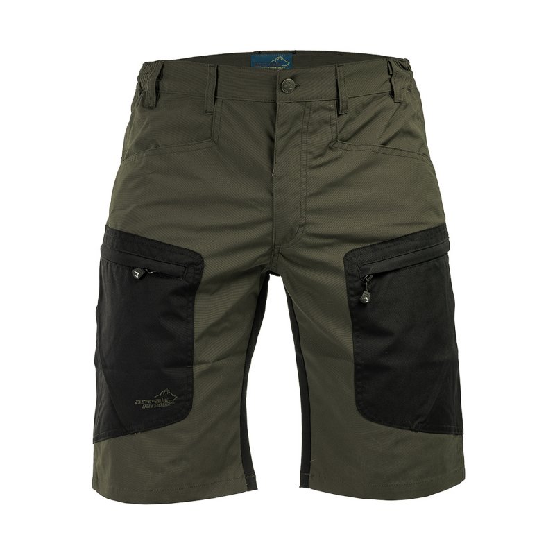 Arrak Herren Shorts Active Stretch Schwarz 56