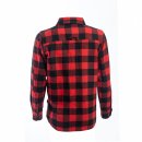 Arrak Damen Flannel Hemd Kanada Rot/Schwarz